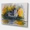 Designart - Castle By The Lake With Autumn Trees - Lake House Canvas Wall Art Print